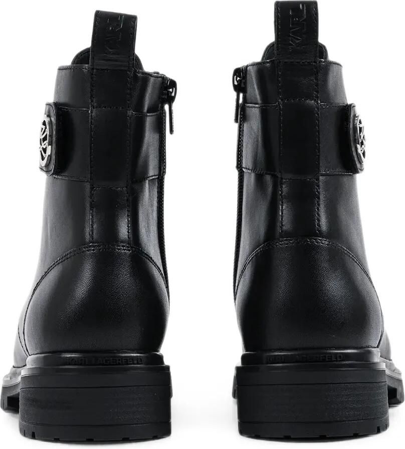 Karl Lagerfeld Combat boots met veters en logoplakkaat Zwart - Foto 2