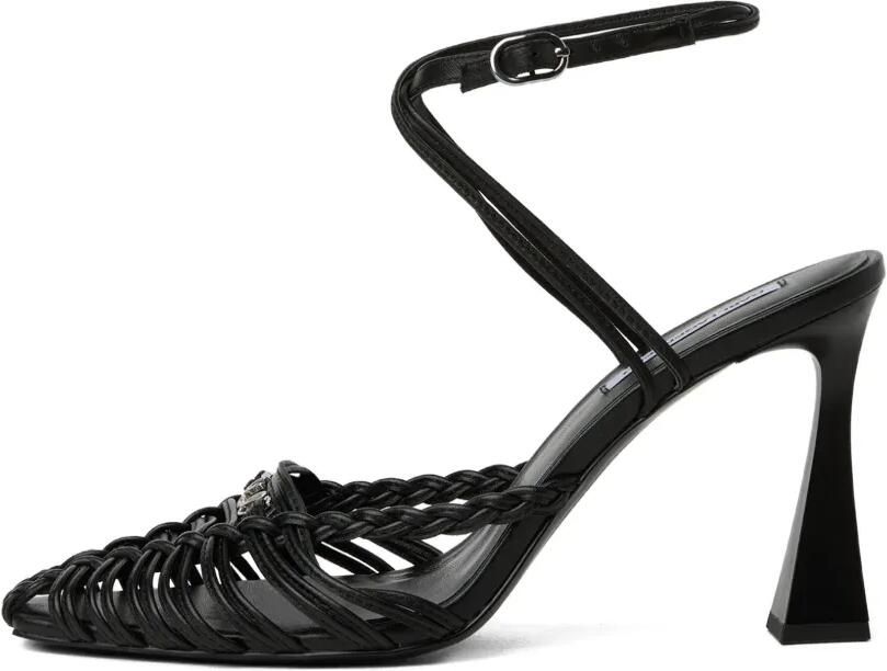 Karl Lagerfeld Debutante leren sandalen Zwart - Foto 1