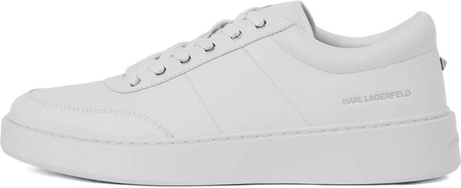 Karl Lagerfeld Flint sneakers met studs Wit