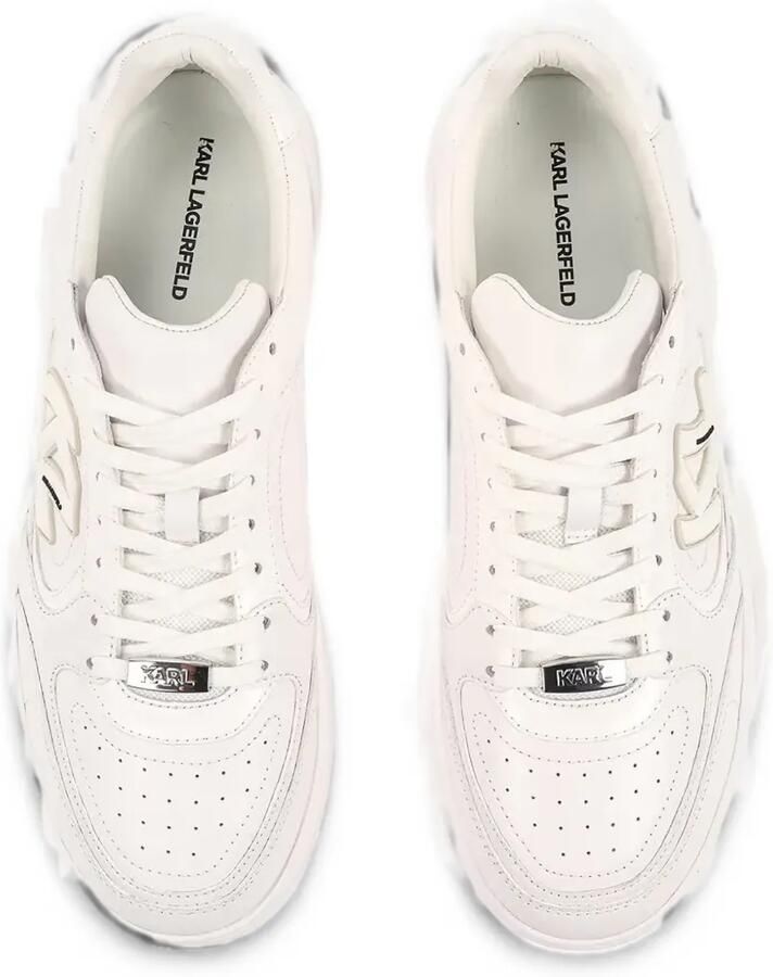 Karl Lagerfeld Geperforeerde sneakers met logopatch Wit - Foto 2