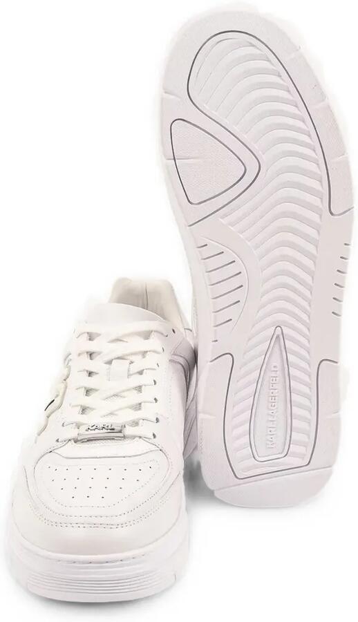 Karl Lagerfeld Geperforeerde sneakers met logopatch Wit - Foto 3