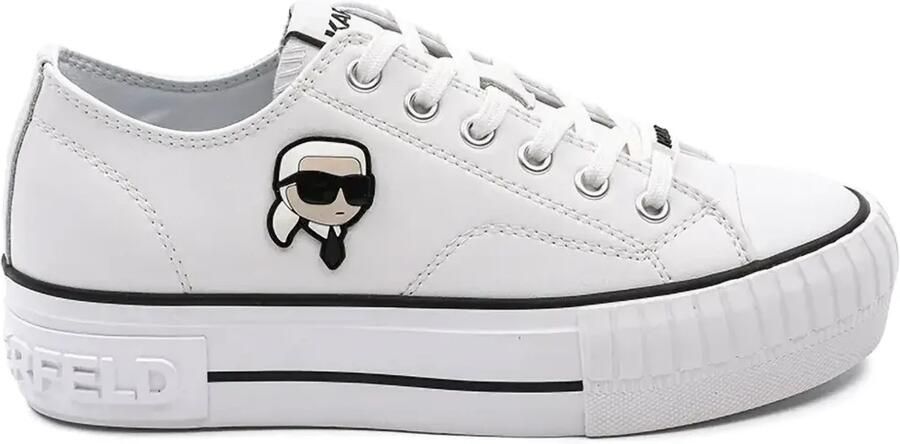Karl Lagerfeld Ikon Kampus Max sneakers Wit