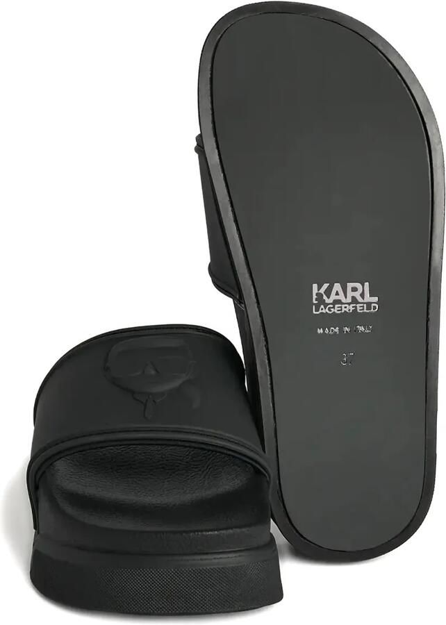 Karl Lagerfeld Ikon Kondo badslippers Zwart - Foto 3