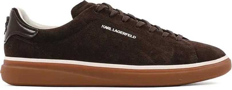 Karl Lagerfeld Ikon NFT Kane suède sneakers Bruin