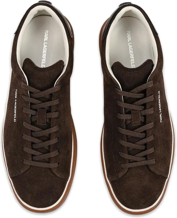 Karl Lagerfeld Ikon NFT Kane suède sneakers Bruin - Foto 2