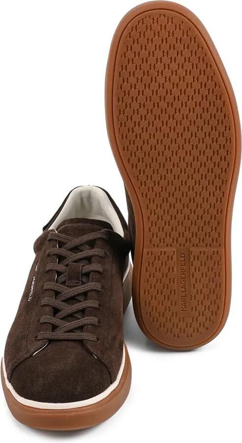 Karl Lagerfeld Ikon NFT Kane suède sneakers Bruin - Foto 3