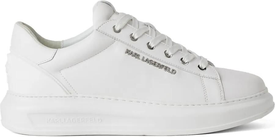 Karl Lagerfeld Ikon NFT Kapri leren sneakers Wit