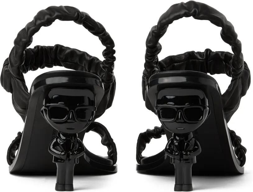Karl Lagerfeld Ikon slingback sandalen Zwart - Foto 3