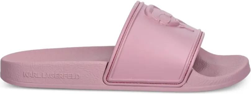 Karl Lagerfeld Ikonik Karl slippers Roze