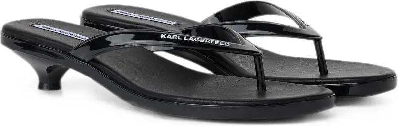 Karl Lagerfeld Jelly sandalen met hoge hak Zwart