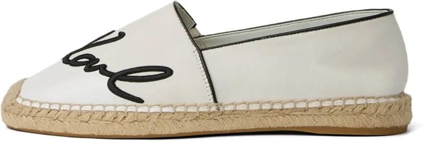 Karl Lagerfeld Kamini espadrilles Wit