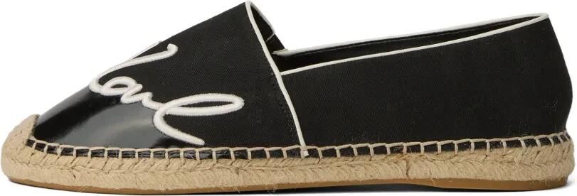 Karl Lagerfeld Kamini espadrilles Zwart