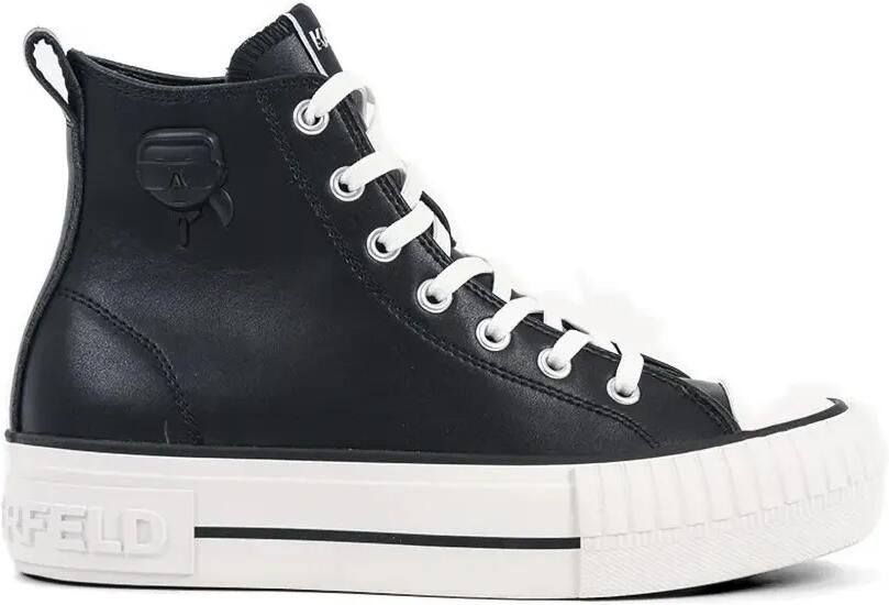 Karl Lagerfeld Kampus Max NFT high-top sneakers Zwart