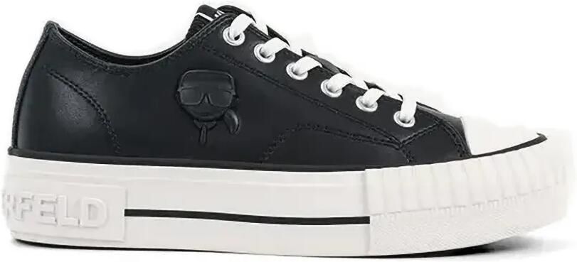Karl Lagerfeld Kampus Max sneakers met plateauzool Zwart