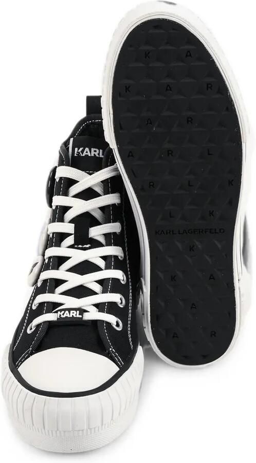 Karl Lagerfeld Kampus Max sneakers verfraaid met badge Zwart - Foto 4