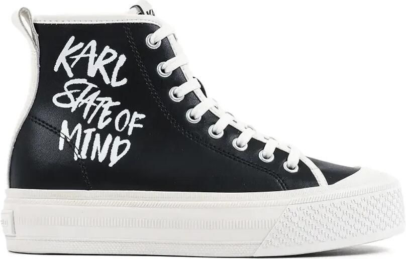 Karl Lagerfeld Kampus Max V high-top sneakers Zwart