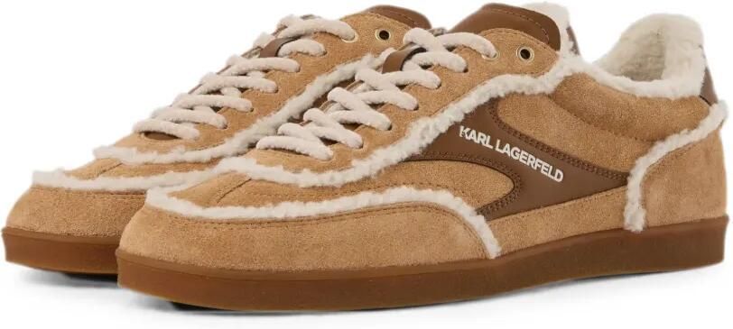 Karl Lagerfeld Kandidate gevoerde sneakers Bruin - Foto 5