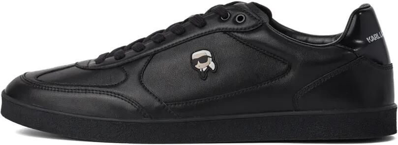 Karl Lagerfeld Kandidate Ikon leren sneakers Zwart