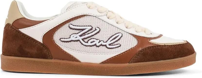Karl Lagerfeld kandidate signia embroidered sneakers Bruin - Foto 4
