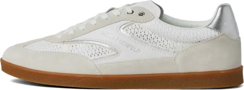 Karl Lagerfeld Kandidate sneakers met mesh Wit