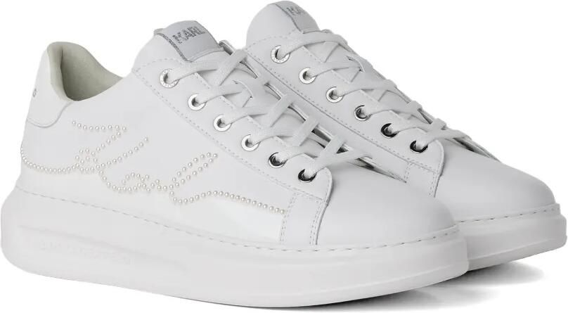 Karl Lagerfeld Kapri Signia sneakers met parel Wit - Foto 4