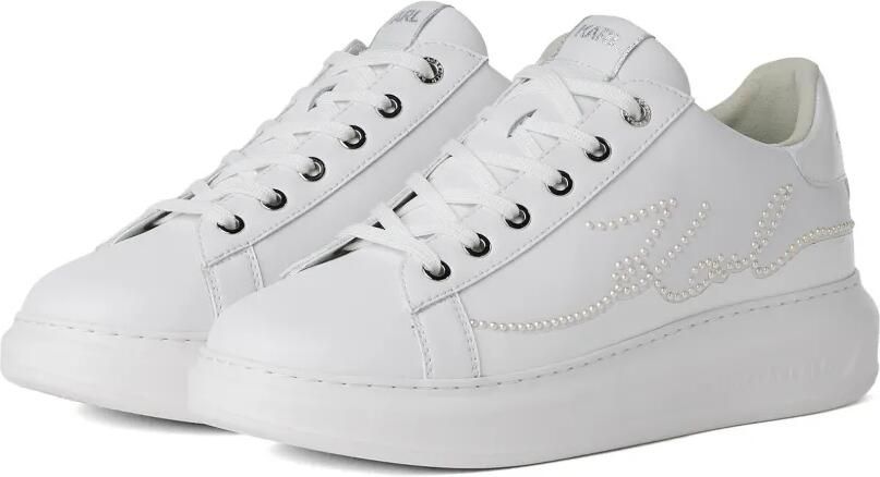 Karl Lagerfeld Kapri Signia sneakers met parel Wit - Foto 5