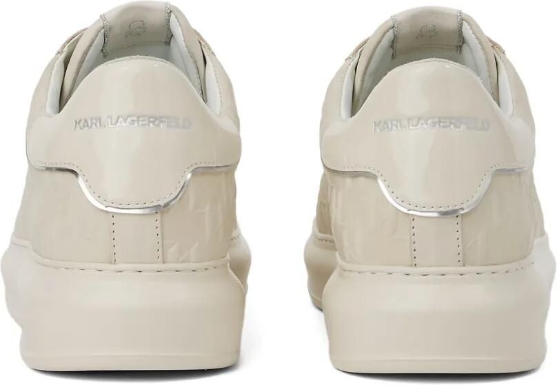 Karl Lagerfeld Kapri sneakers met monogram-reliëf Beige - Foto 4
