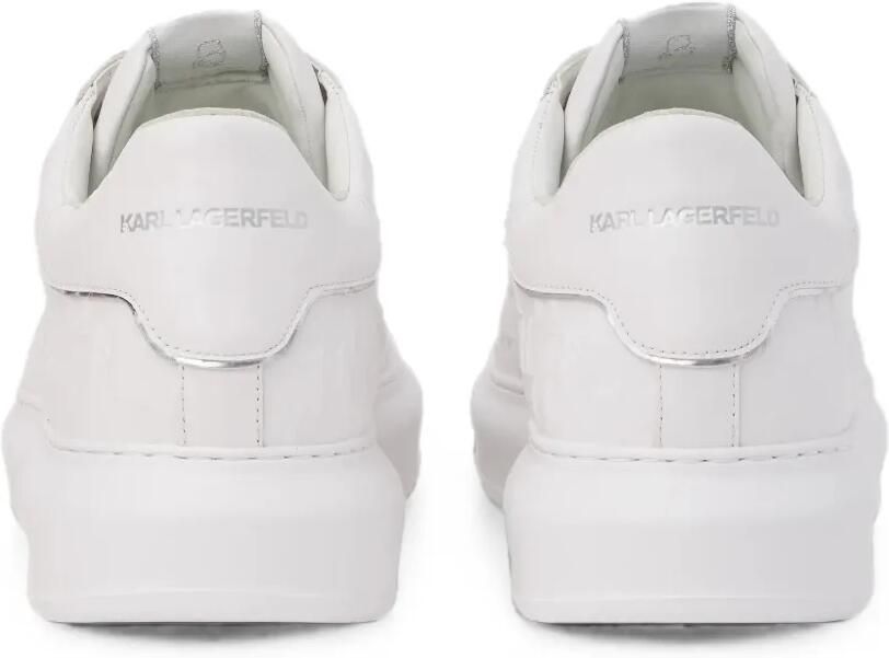 Karl Lagerfeld Kapri sneakers met monogram-reliëf Wit - Foto 4
