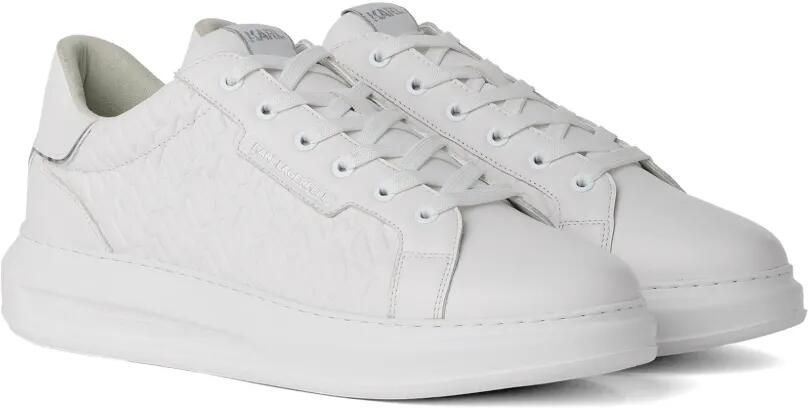Karl Lagerfeld Kapri sneakers met monogram Wit - Foto 4