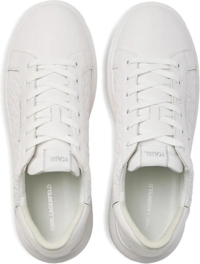Karl Lagerfeld Kapri sneakers met monogram Wit - Foto 2