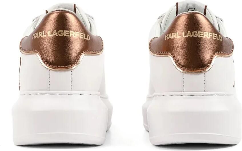 Karl Lagerfeld Kapri sneakers met plateauzool en logo-patch Wit - Foto 4