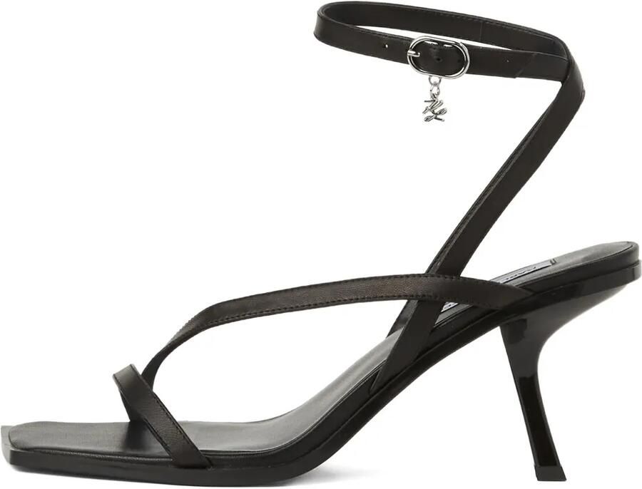 Karl Lagerfeld Karmel sandalen met enkelbandje Zwart