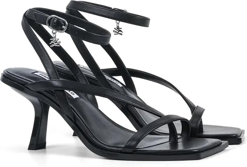 Karl Lagerfeld Karmel sandalen met enkelbandje Zwart - Foto 5