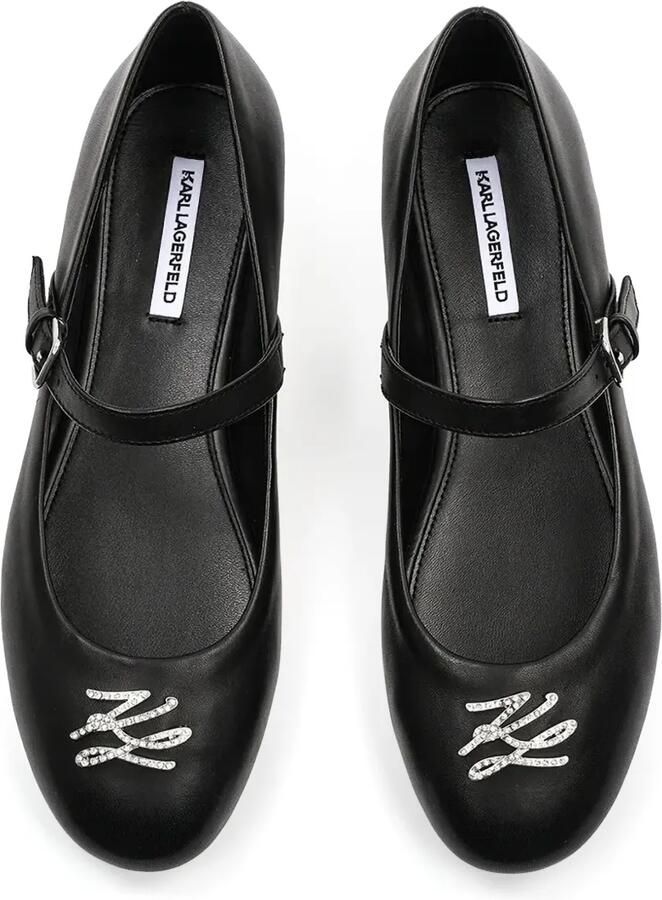 Karl Lagerfeld Karo ballerina's Zwart - Foto 2