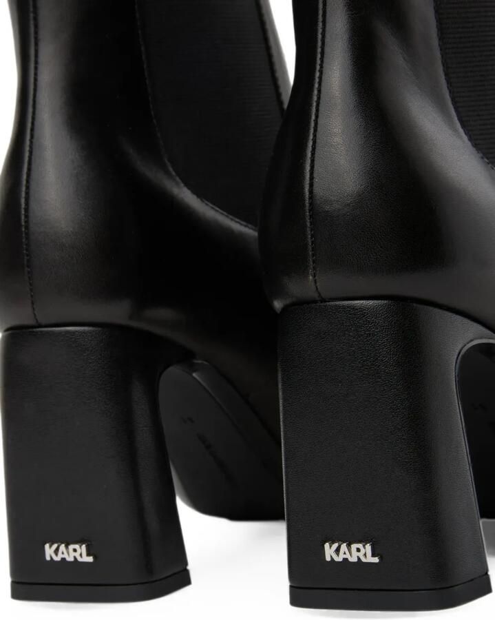 Karl Lagerfeld Kati Chelsea laarzen met gesp Zwart - Foto 2