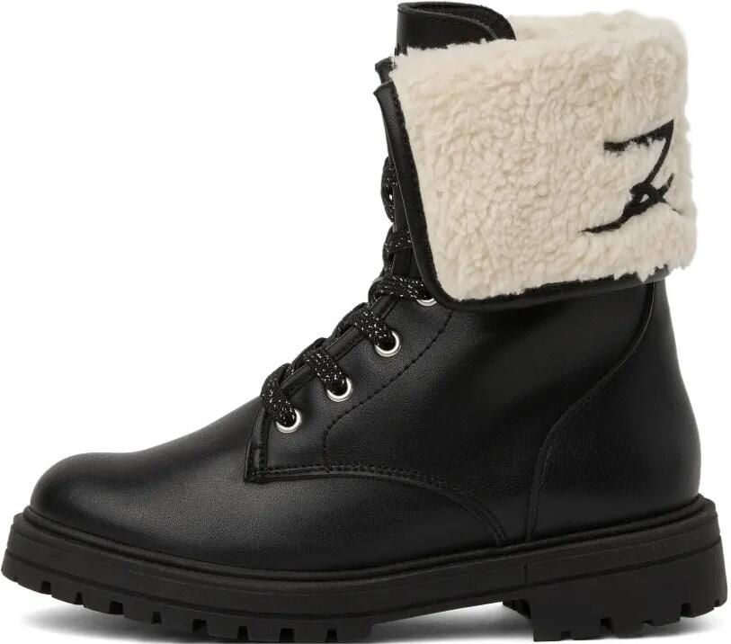 Karl Lagerfeld Kids Lammy laarzen Zwart