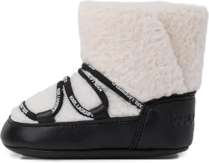 Karl Lagerfeld Kids Lammy slippers Beige