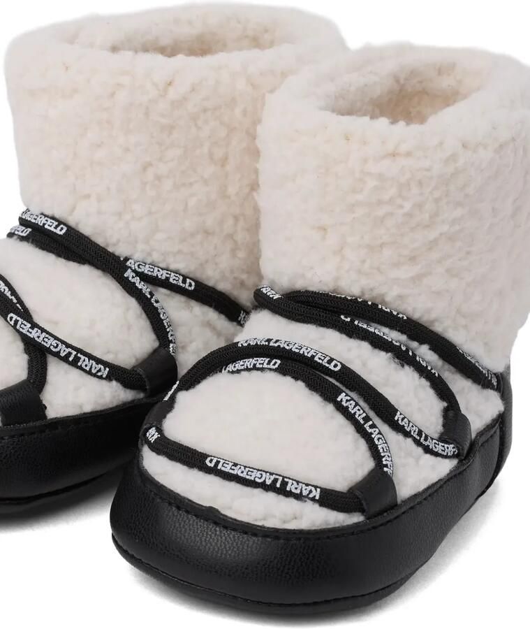 Karl Lagerfeld Kids Lammy slippers Beige - Foto 2