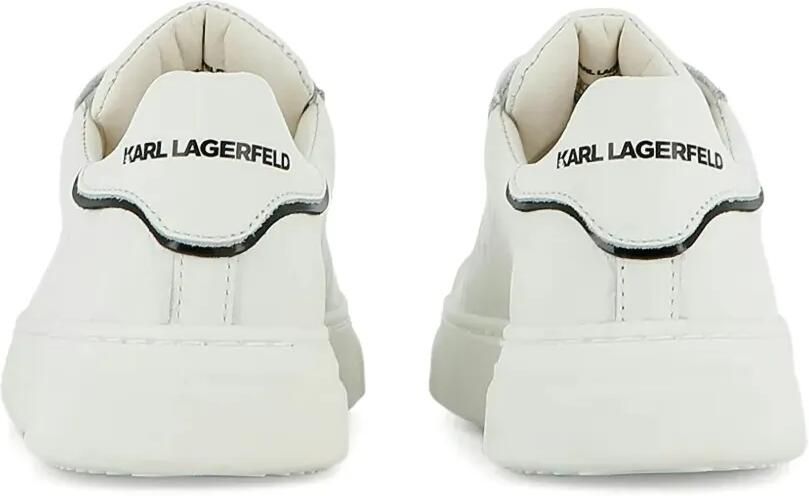Karl Lagerfeld Kids Leren sneakers met logoprint Wit - Foto 3