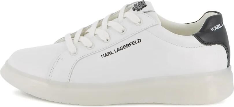 Karl Lagerfeld Kids Leren sneakers Wit