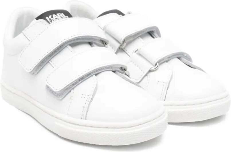 Karl Lagerfeld Kids Leren sneakers Wit