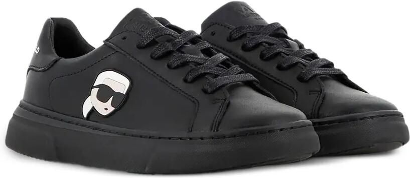 Karl Lagerfeld Kids Leren sneakers Zwart - Foto 4