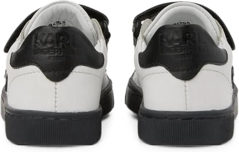 Karl Lagerfeld Kids Sneakers met klittenband Wit - Foto 4