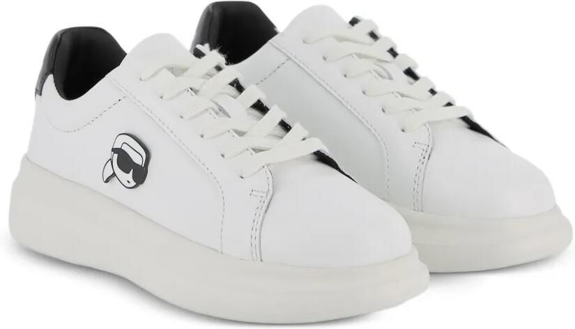 Karl Lagerfeld Kids Sneakers met logo-applicatie Wit