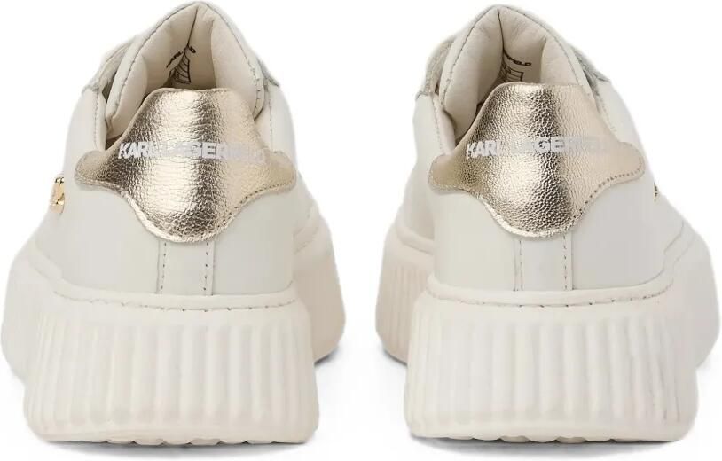 Karl Lagerfeld Kids Sneakers met logo-plakkaat Wit - Foto 4