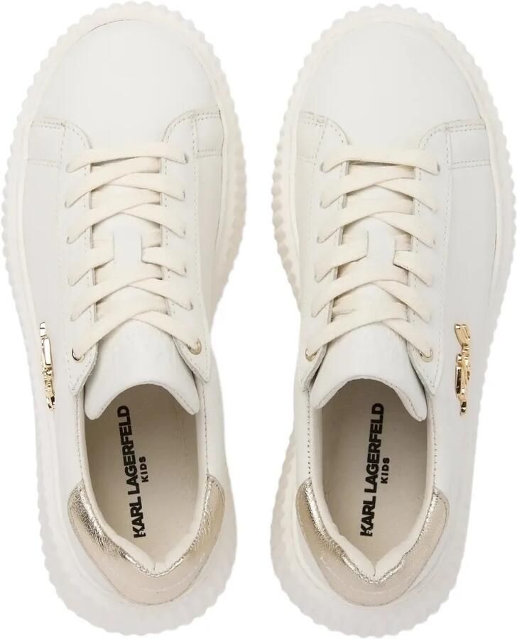 Karl Lagerfeld Kids Sneakers met logo-plakkaat Wit - Foto 2