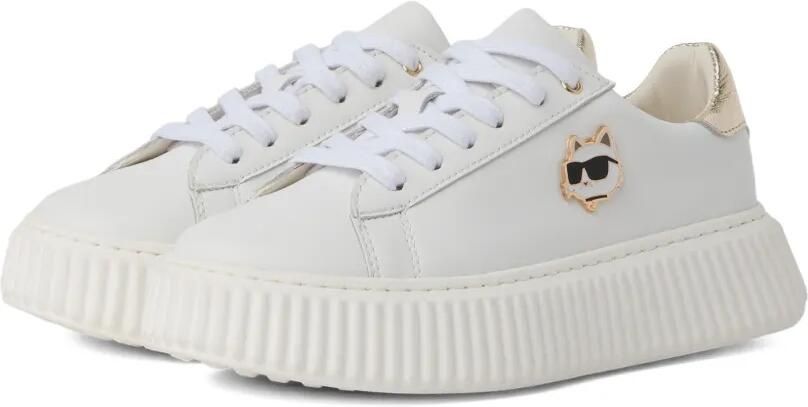 Karl Lagerfeld Kids Sneakers met logo Wit