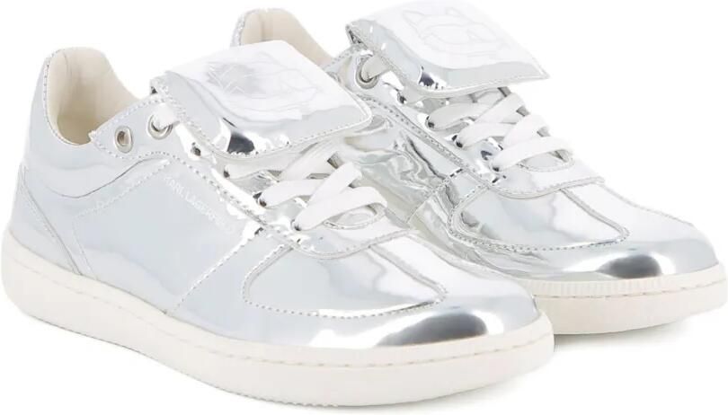 Karl Lagerfeld Kids Sneakers met metallic-effect Zilver