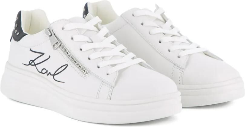 Karl Lagerfeld Kids Sneakers met rits Wit