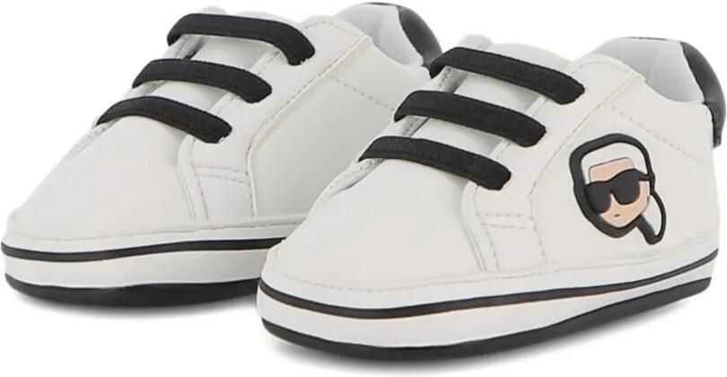 Karl Lagerfeld Kids Tweekleurige sneakers Wit